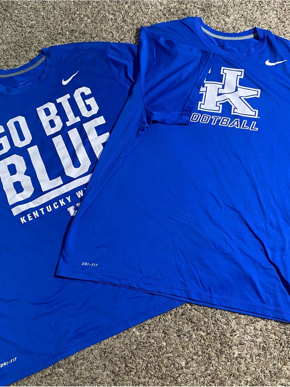Nike Kids Blue University of Kentucky Football Graphic Tee